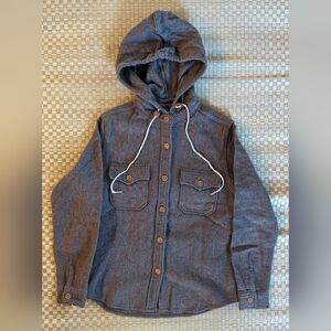 OrSlow Lightweight Hooded Wool Shirt Men's Size 1 (Small) Made in Japan